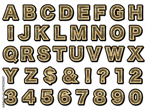 ミラータイル3、文字フチ影、7白金