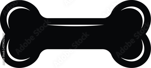 Dog bone vector illustration for pets