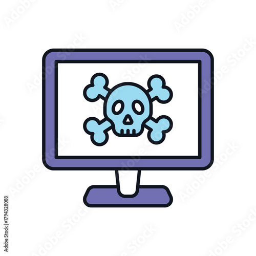 Hacker Attack vector icon