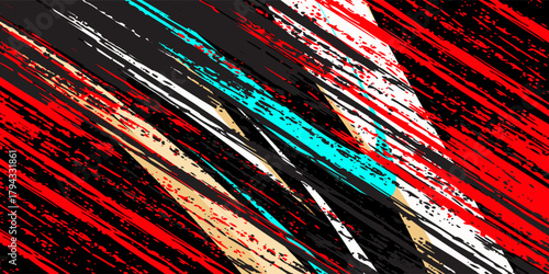 Abstract sporty background. Abstract racing graphic design, vector design for vehicle wrap,