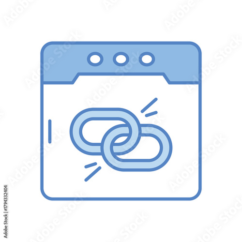 Web Link vector icon