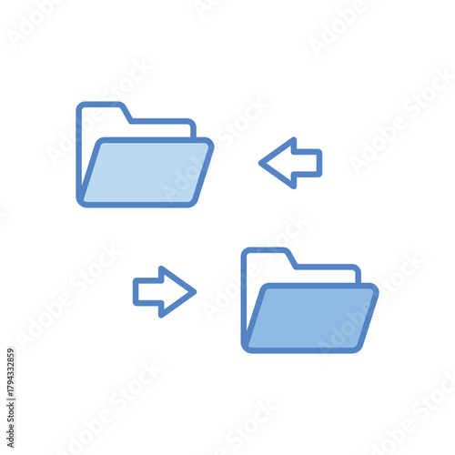 File Sharing vector icon