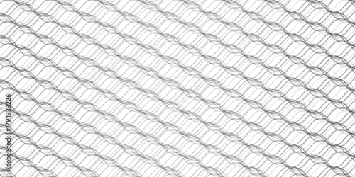 Curved net pattern. Seamless design for sportswear or equipment like soccer goals, volleyball nets, basketball hoops, hockey nets, and athletic gear