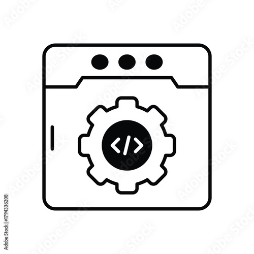 Site Configuration vector icon