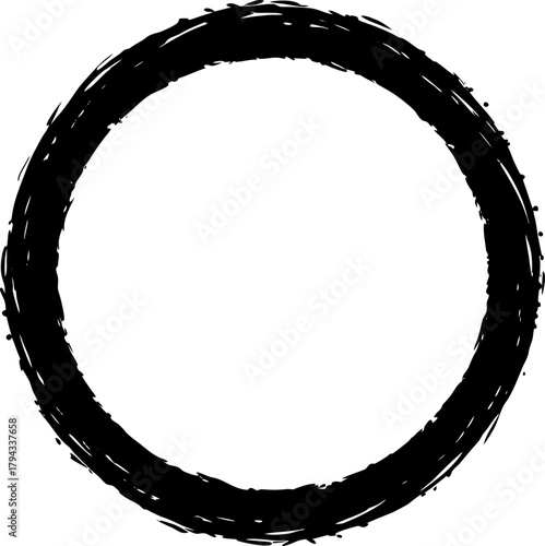 Tire track vector background with wheel and round frame design