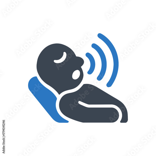 Loud Snoring Habit Icon