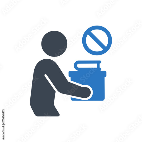 Illicit Activity Habit Icon
