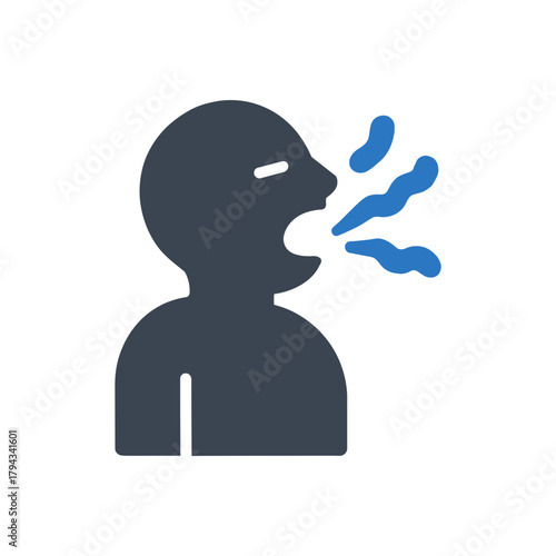Loud Shouting Habit Icon