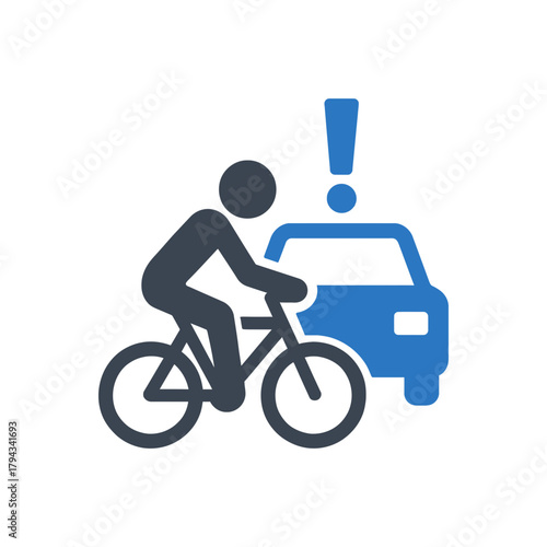 Reckless Cycling Habit Icon