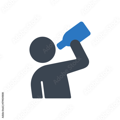 Alcohol Abuse Habit Icon