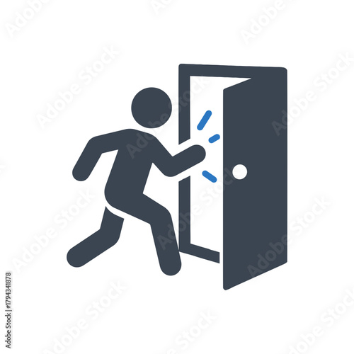 Storming Out Habit Icon