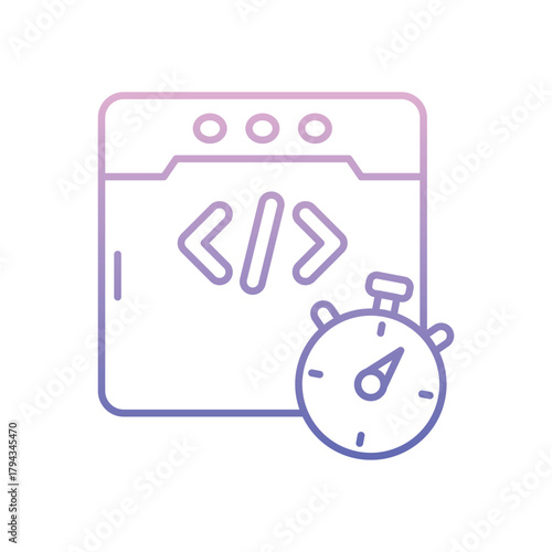 Website Speed vector icon