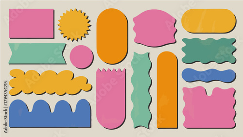 Colorful vector pattern of ice cream and sweets icons, design element for web banner or tag