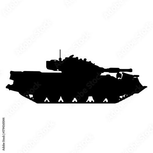 Tank Silhouette Icon