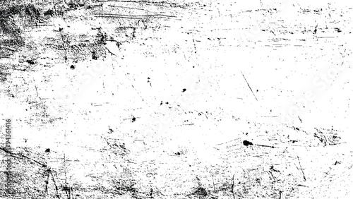 Grungy distressed texture overlay with scratches, dust, and worn effect. isolated on white background, Vector, illustration.