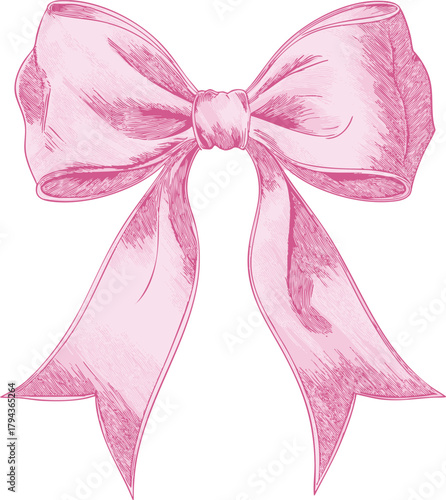 Pink bow plush Bows  satin girly ribbon coquette French Paris Parisian plush romantic girls trending style pink t-shirt design Slogan Logo Graphic Vector Tee shirt apparel print luxe fashion cherry 