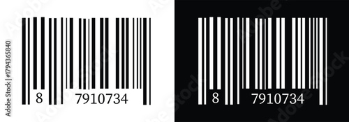 Damaged barcodes, crumpled QR code labels, product ID stickers with torn edges. Serial number badges, inventory barcode with peeling corner, pricing tags, ripped off package tracking codes vector set