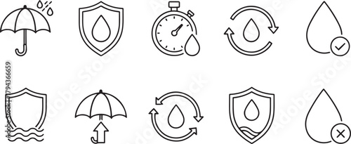 Versatile graphic elements collection with diverse color and typography options