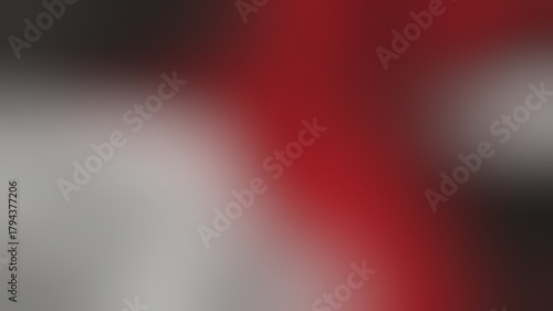 Abstract Blurred Background, Smooth Gradient of Deep Red, Grey and Black Colors Graphic Backdrop. Ideal texture for overlay, presentation or website.