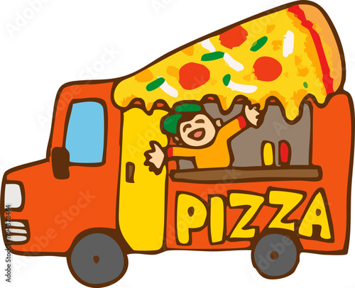 ピザのキッチンカー