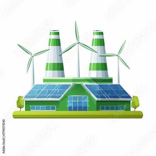 wind turbine and green energy