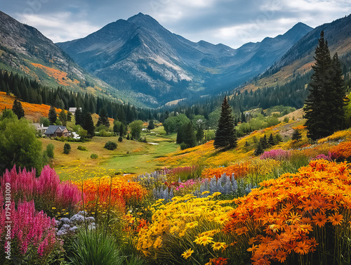 wildflowers in Albion Basin