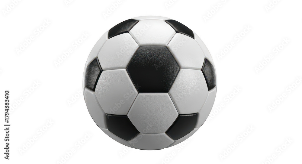 Obraz premium Soccer ball on black background football sport