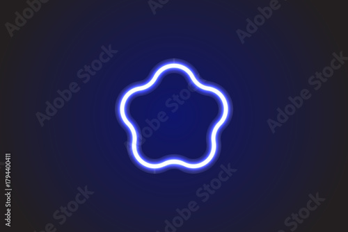 beautiful neon abstract design