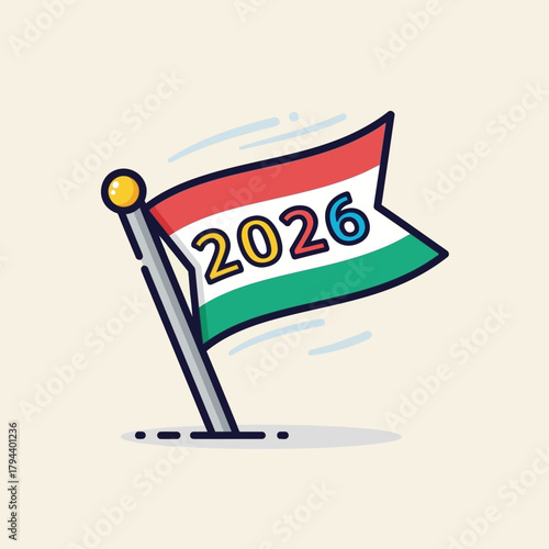 A glowing magic wand icon sparkling with golden light, representing the concept of imagination, creative power, and casting enchanting spells