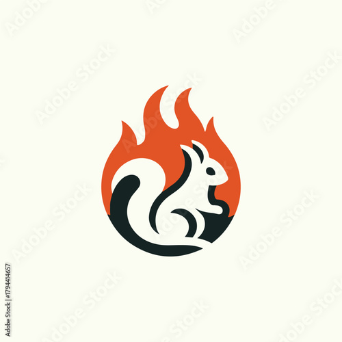 Squirrel Fire Logo