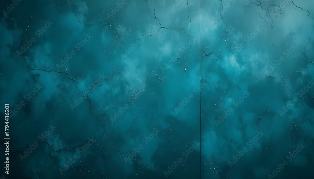 Fototapeta premium “Dark Teal Textured Panoramic Background