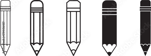 Pencil icons collection Vector