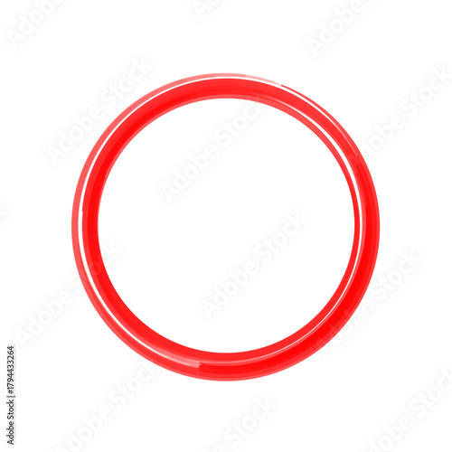 Red Circle logo round design elements grafis