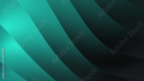 Crystal Teal Flow – Clean Modern Abstract Gradient Motion Background