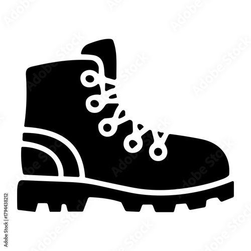 Wallpaper Mural Boot icon or logo isolated sign symbol vector illustration - high quality black style vector icons Torontodigital.ca