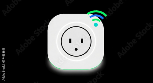 Smart plug, a modern device for home automation and energy management, with wifi connectivity