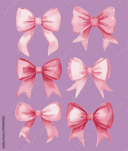 Bows bow mixed multi bundle satin girly ribbon coquette French Paris Parisian plush romantic girls trending style pink t-shirt design Slogan Logo Graphic Vector Tee shirt apparel print luxe fashion