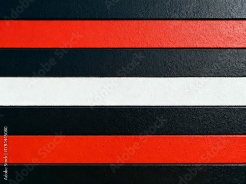 Modern Minimalist Stripes: Bold stripes of contrasting hues create a striking visual rhythm, showcasing a clean, contemporary aesthetic.