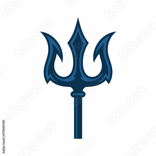 trident, spear, weapon, mythology, marine, ocean, warrior, power, strength, dominance, Neptune, Poseidon, symbol, authority, battle, combat, ancient, Greek, Roman, maritime, sea, hero, god, crest, emb