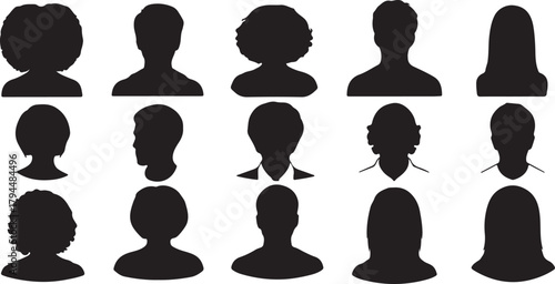 Diverse Human Silhouettes: A Collection of Profile and Frontal Views