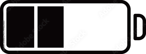 バッテリー・電池マークのフラットアイコン