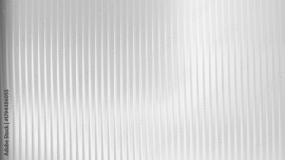 Fototapeta premium Monochromatic ribbed texture with vertical lines and light