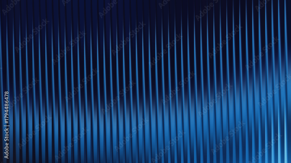 Fototapeta premium Dark blue ribbed texture with subtle light and shadow