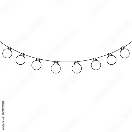  Christmas lights hanging gracefully