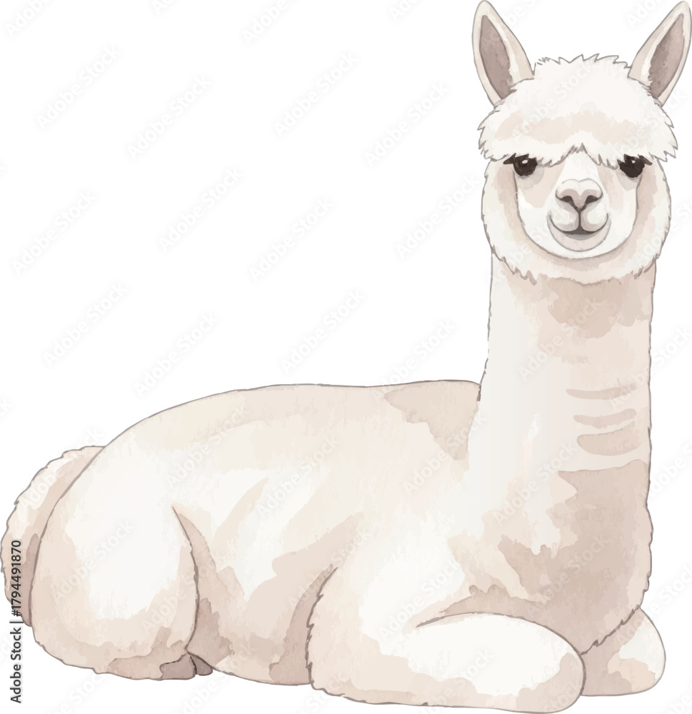 Naklejka premium アルパカ02