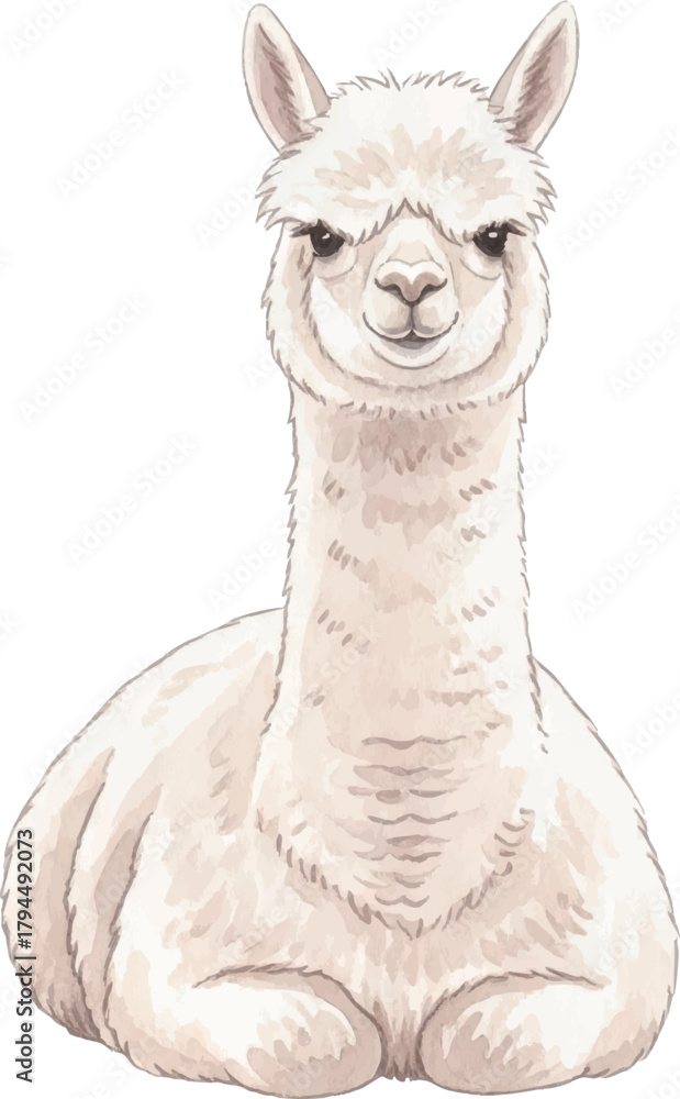 Naklejka premium アルパカ03