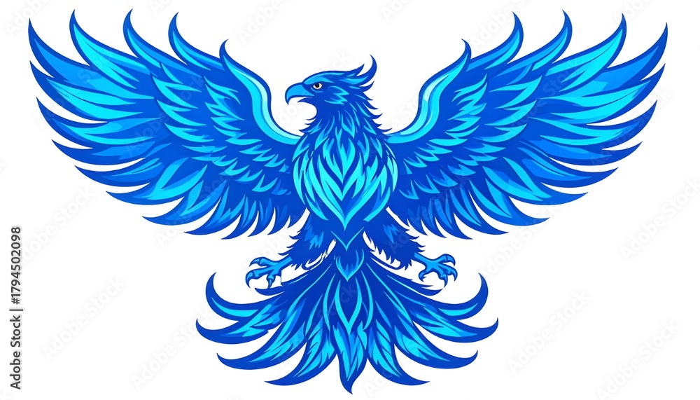 Fototapeta premium vector illustration of an eagle Tattoo