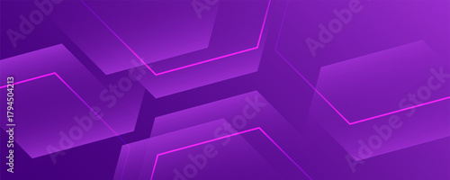 Modern banner purple background. Vector eps10