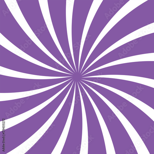 Retro background with purple rays or stripes in the center. Sunburst or sun burst retro background. turquoise colors.