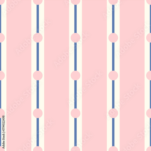 pastel minimalist pink blue stripes seamless pattern background 